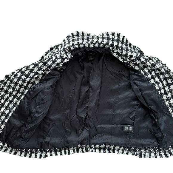 House of Harlow 1960 Houndstooth Tweed Blazer - Size Small - Picture 7 of 11